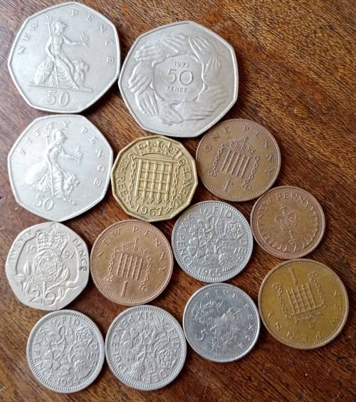 Nice mixed lot of x13 British coins as per images