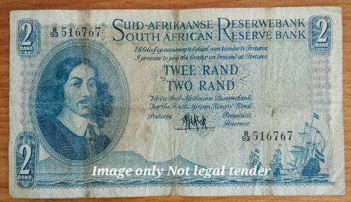 M.H de Kock 1962 large R2 note