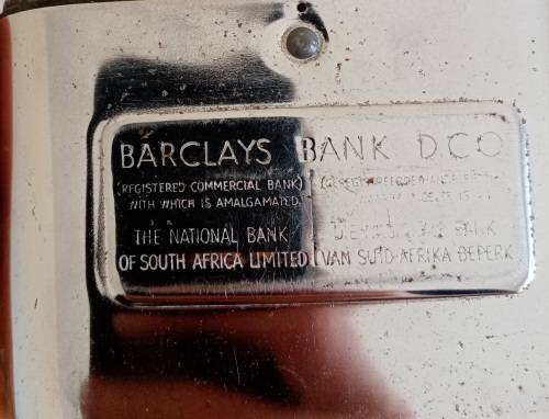 Vintage Barclays Bank monetpy saving box