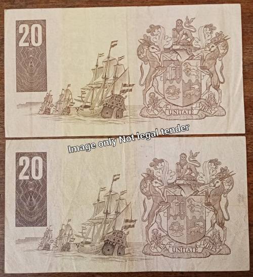 1980s and 1990 old R20 note set