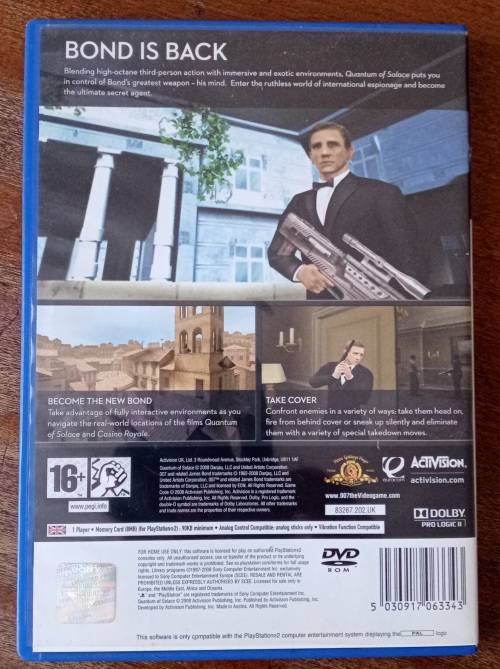 007 Quantum Of Solace PS2