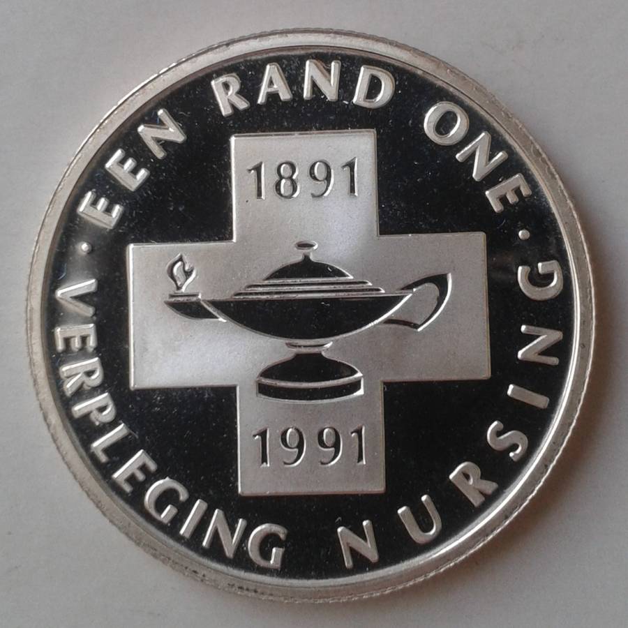 Nice 1991 Nursing proof silver R1