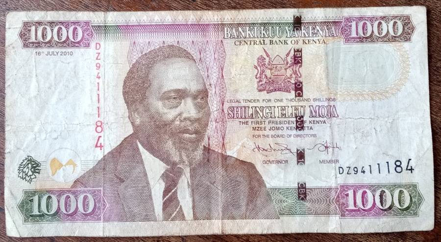 2010 Kenya 1000 Shilingi