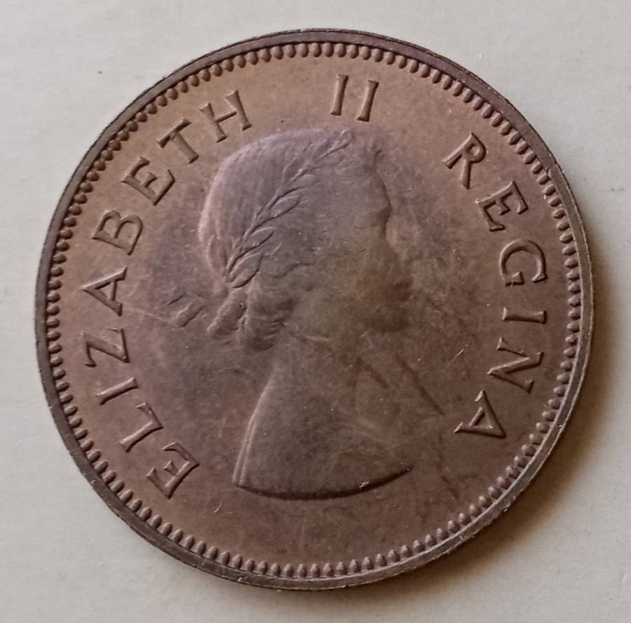 1960 Union uncirculated 1/2 Penny