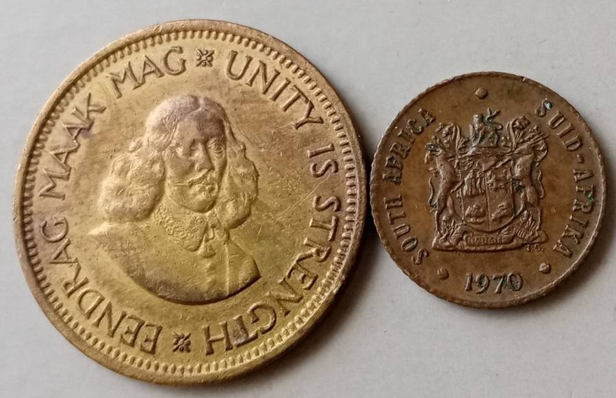 1961 & 1970 Republic 1/2c