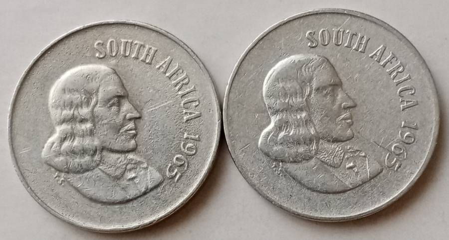 Set of x2 republic 1965 10c coins