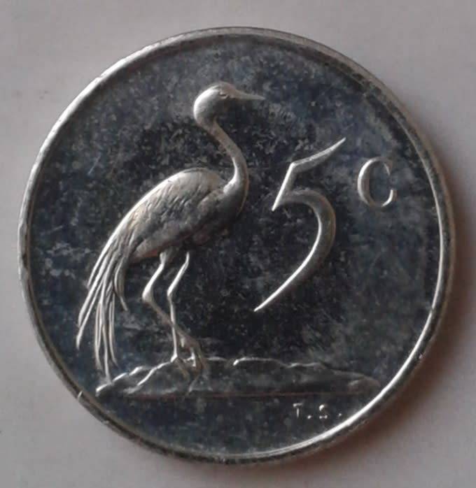 1983 Proof nickel 5c