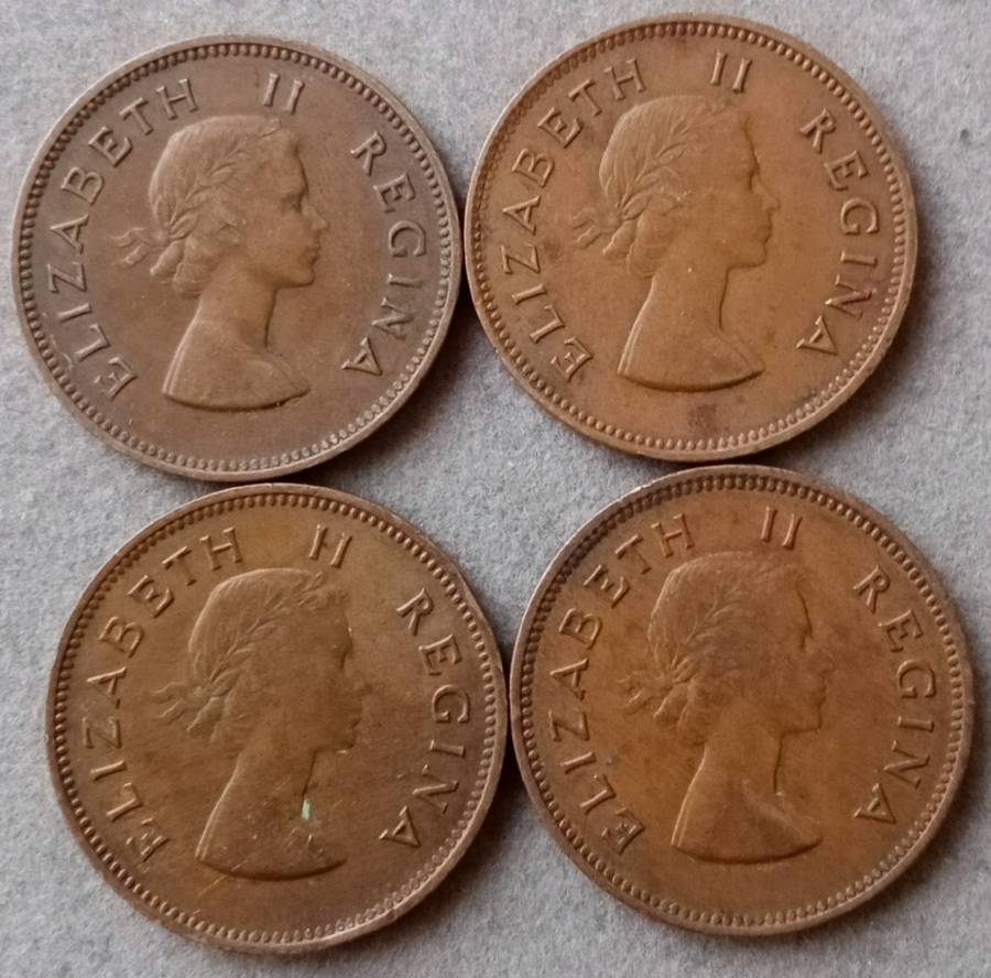 1953 Union 1/2 penny
