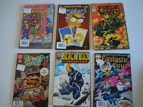 30 x Vintage Comic books Joblot Marvel , DC etc