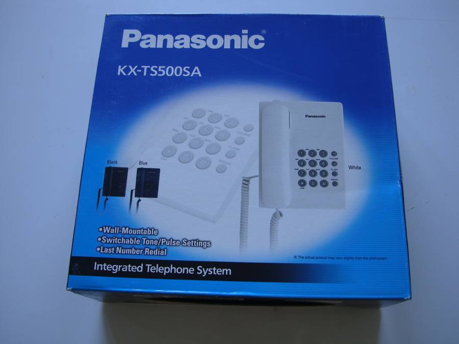 Panasonic KX-TS500 SA SLT desktop telephone BLACK colour model