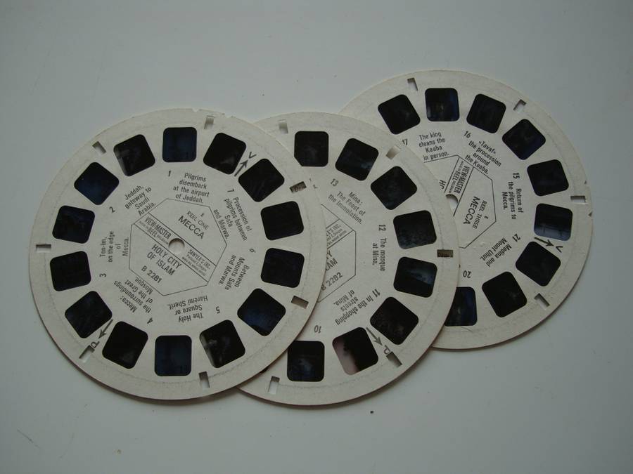 3 x Vintage View Master 3D Discs - Mecca