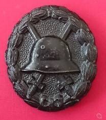 ORIGINAL WW1 GERMAN BLACK WOUND BADGE