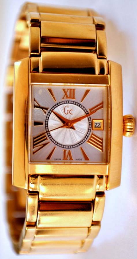 *Brand New* Guess Collection Ladies Gold Stainless Steel Watch with Mother of Pearl Dial GC35500