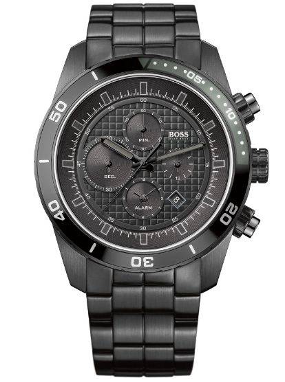 *Brand New* Hugo Boss Mens Black PVD Stainless Steel Chronograph Watch 1512658 *Stylish*