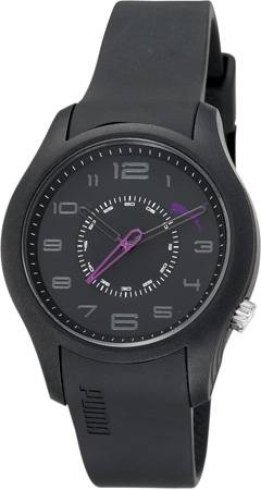 BRAND NEW  PUMA Women's Boost Black Watch with Purple accents and Puma logo **Sporty and Stylish**