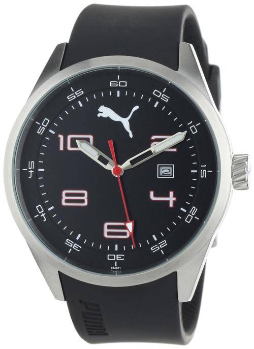 *Brand New* PUMA Men's PU102461001 Sophisticated Polyurethane Black Watch *Masculine and Stylish*