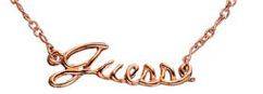*Brand New* Guess Ladies Rose Gold  Necklace with Guess Logo Pendant   *Stunning*