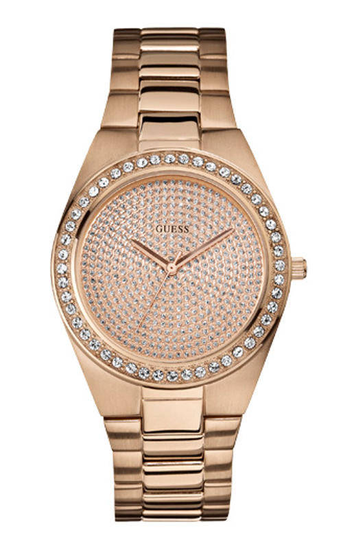 *Brand New* GUESS Women's  Rose Gold with Swarovski Dial Watch**MAGNIFICENT**