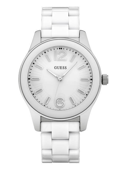*Brand New* GUESS  Ladies Ladies Polycarbonate White Watch *Beautiful and Trendy*