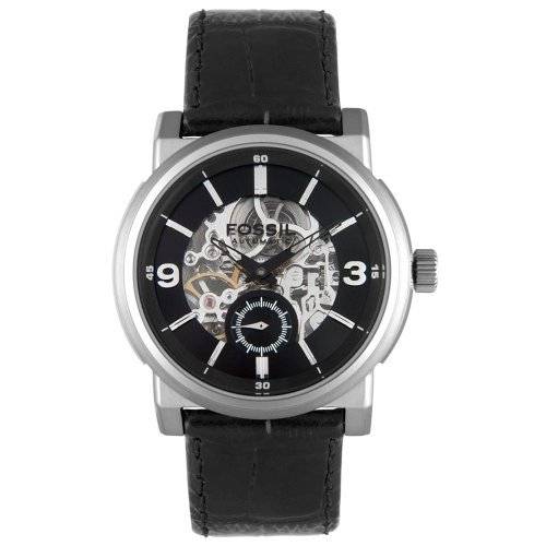 BRAND NEW Fossil Mens Jewel Automatic Stainless Steel Skeleton Leather strap ME3003*STUNNING MODEL*