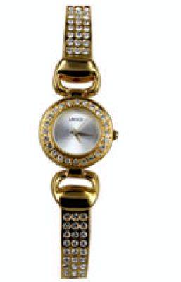BRAND NEW LANCO Ladies Gold Stainless Steel Watch with Crystals 1656488*STUNNING*