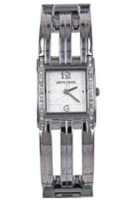 BRAND NEW  Pierre Cardin Ladies Stainless Steel Silver Watch Sqaure Dial Crystal Bezel *STUNNING*