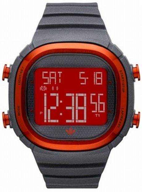 BRAND NEW ADIDAS Men's Adidas Seoul Red-orange Dial Polyutherine Watch**Sporty and Stunning**