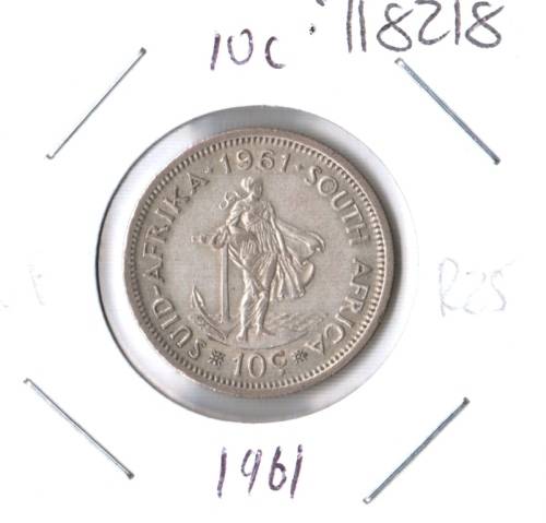 1961 silver 10c