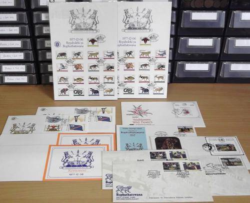 Bophuthatswana 12 Philatelic Collectables 1977-1991 - see list below