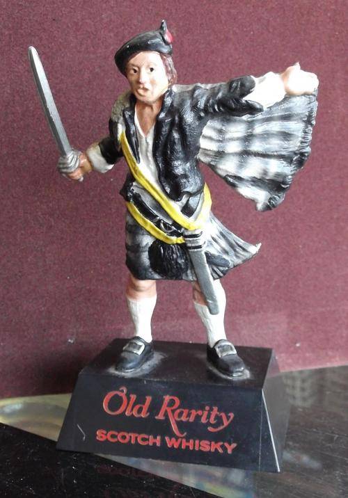 Old Rarity Scotch whisky figure - as per photos