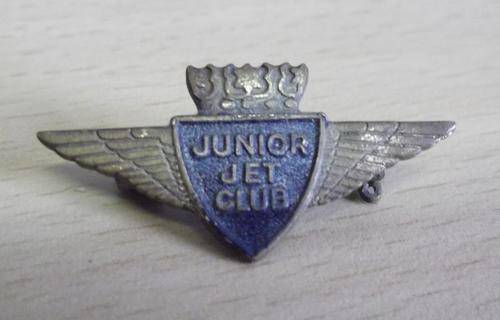 Vintage Junior Jet Club aviation badge - British Airways