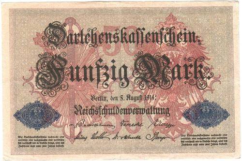 Germany 50 Mark 1914