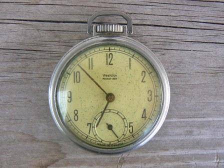 Vintage Westclox Pocket Ben pocket watch, works intermittently