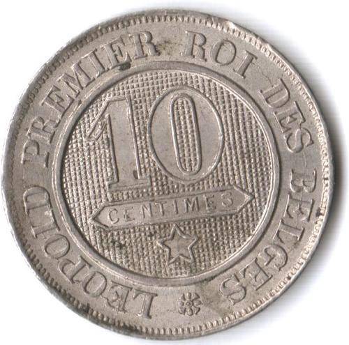 Belgium 10 Centimes 1861 great condition