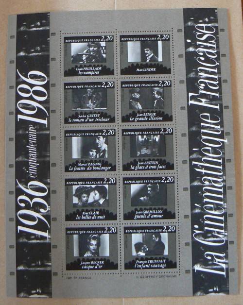 1986 France full set of MNH stamps, with 3 booklets and a sheet of 10 - 52 items - CV $110+