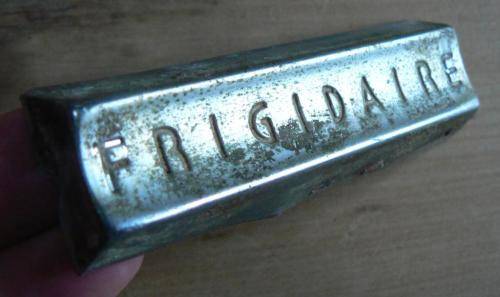 Vintage Frigidaire refrigerator emblem