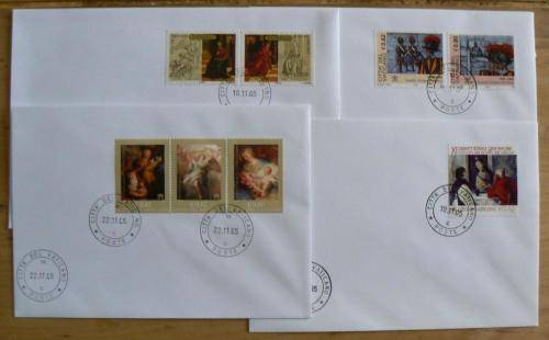 2005 Vatican lot of 4 unaddressed covers
