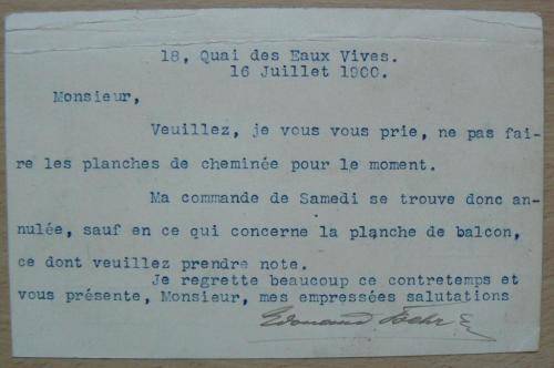 Postal history: Switzerland post card Geneve 1900