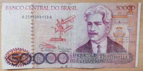 Brazil lot of 3 notes - see listing for details, one bid takes all