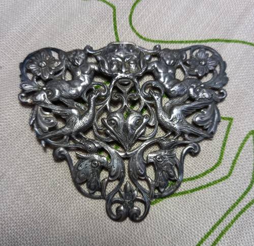 Art Nouveau Victorian silver item by Judah Rosenthal & Samuel Jacob, pre 1890