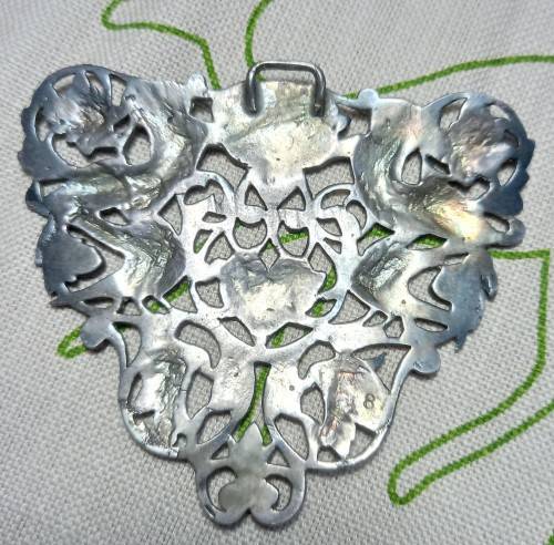 Art Nouveau Victorian silver item by Judah Rosenthal & Samuel Jacob, pre 1890
