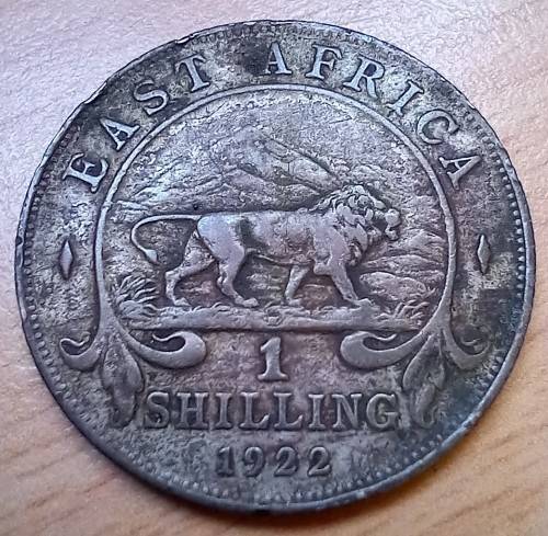 1922 East Africa 1 Shilling
