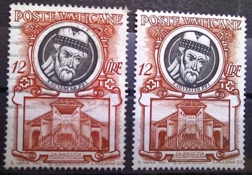1953 Vatican City Pope heads, full set of 11 MH + extras