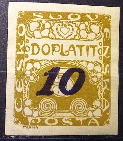 Czechoslovakia lot of 9 postage dues 1924 to 1927 MH