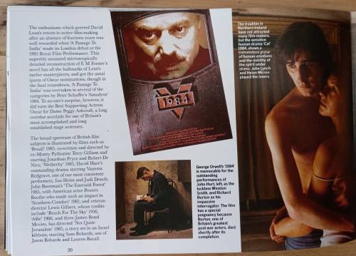 Great Britain 1985 `British Films` stamp presentation pack booklet with 5 MNH stamps