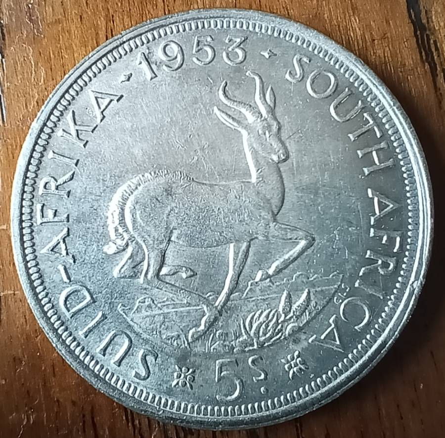 SA Union silver crown 1953