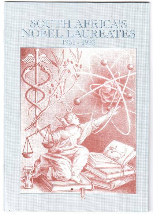South Africa's Nobel Laureates 1951 - 1993 booklet with stamps - 22 pages, by John Oxley
