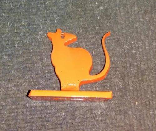 steel knock down target RAT heavy duty SET OF 4 *** MADE IN SA***