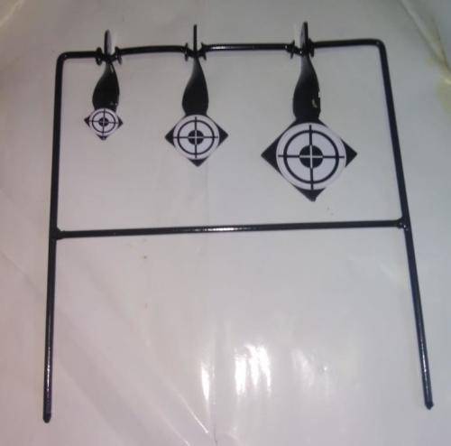 Tripple Spinner target ground for any 4.5mm air pistol or air rifle *** MADE IN SA***