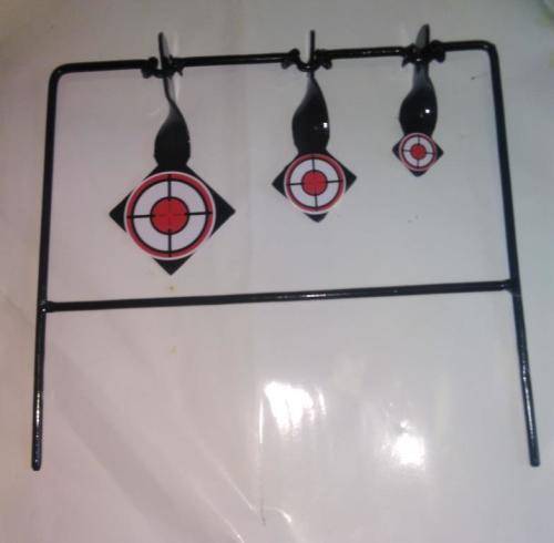 Tripple Spinner target ground for any 4.5mm air pistol or air rifle *** MADE IN SA***